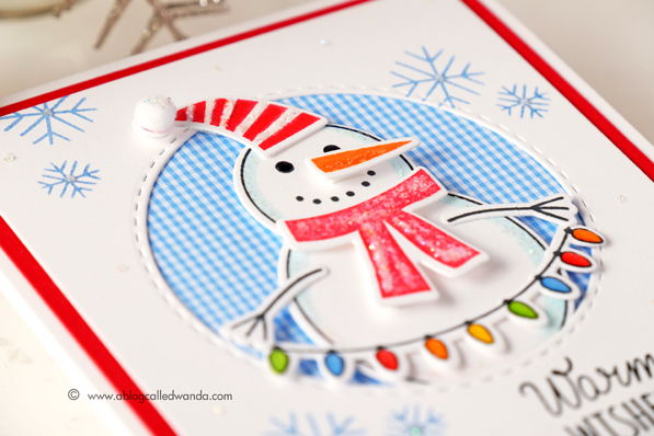 Simon Says Stamp Build a Snowman. Exclusive stamps and dies. Card by Wanda Guess #sssfave
