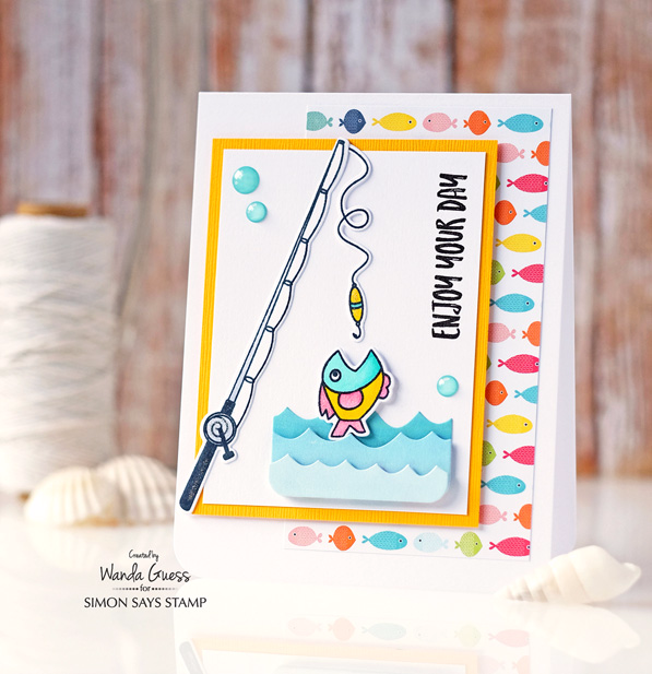 Simon Says Stamp Dads and Grads. Card by Wanda Guess