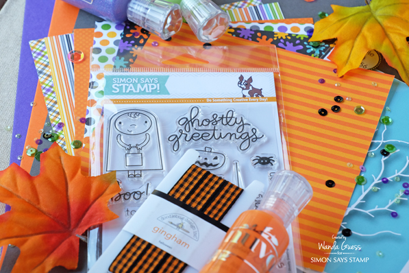 Simon Says Stamp Halloween Card Kit. 2016 Ghostly Greetings