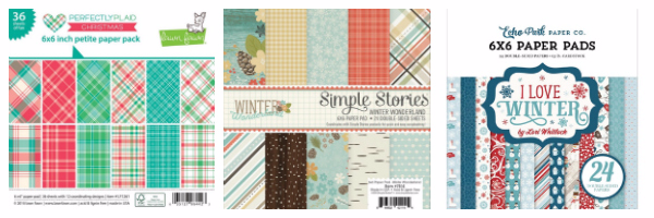 6x6 paper pads for Christmas