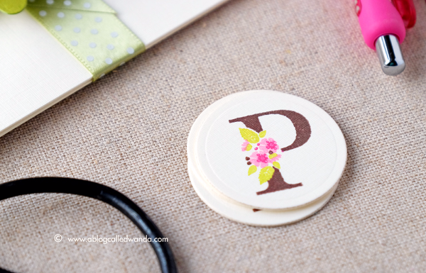 PTI Botanical Letters stamps. March 2017 Release. Notecards by Wanda Guess