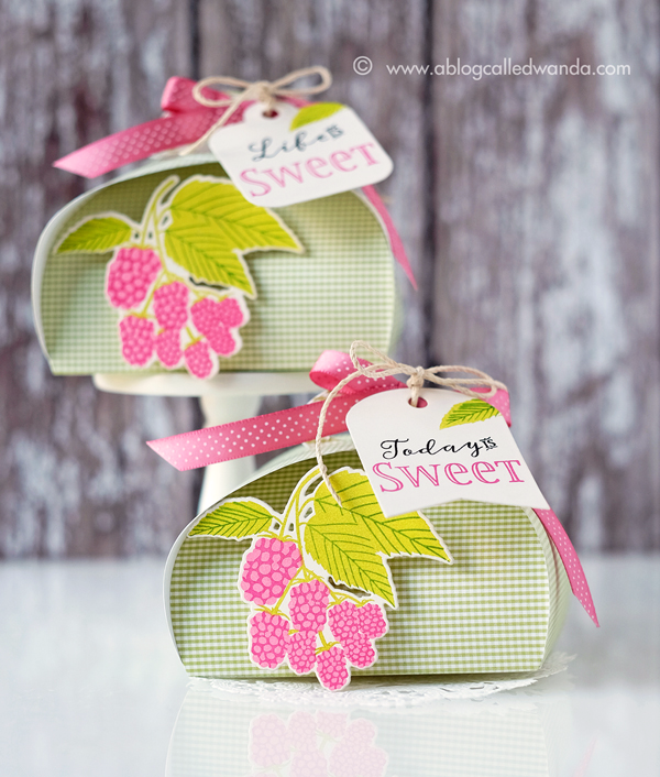 PAPERTREY INK PETAL BOX DIES. JUNE RELEASE. PROJECT BY WANDA GUESS. TREAT BOXES