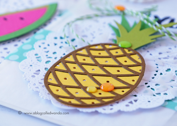 Pineapple die cut