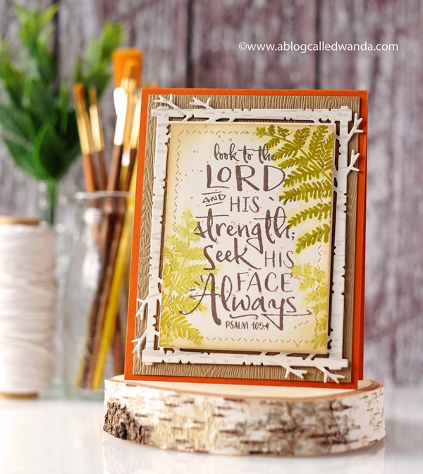 PAPERTREY INK BIRCH BACKGROUND AND YEAR OF PSALMS NOVEMBER