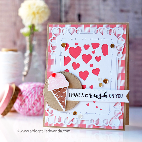 Papertrey Ink Everyday Affection stamp set and mix and mat hearts dies