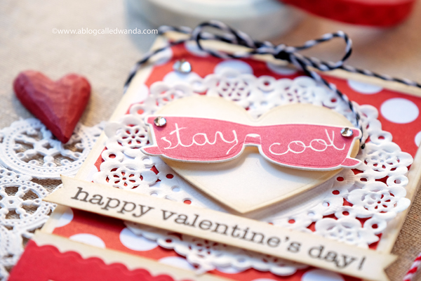 Valentine gift card holder - papertrey ink