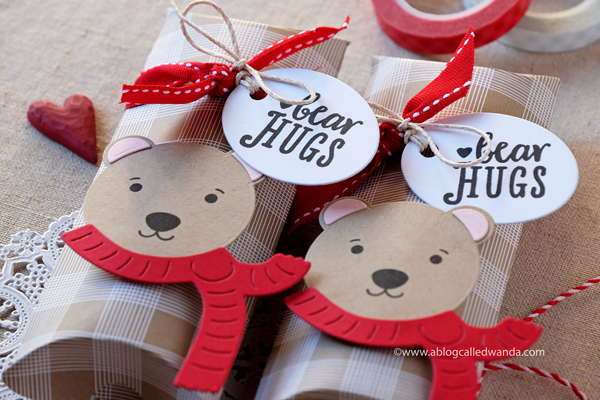 Papertrey Ink Huggable Bear Valentine Treats
