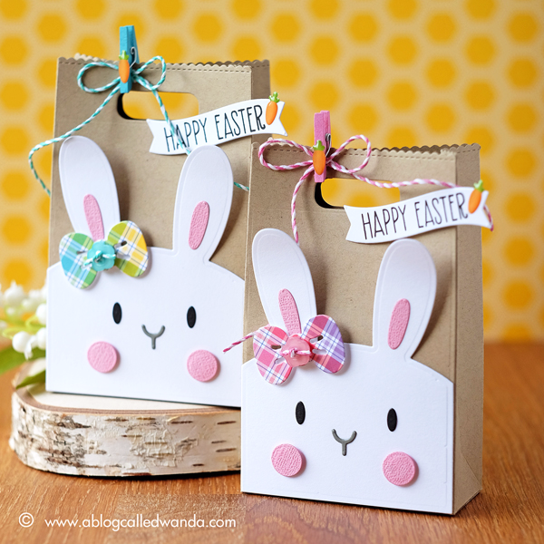 Mama Elephant treat bag Easter Bunny 