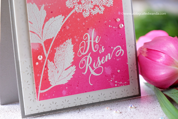 Stamping Easter Card handmade