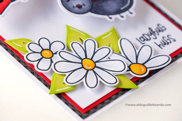 Honey Bee Stamps Busy Bees stamp set colored with Copics