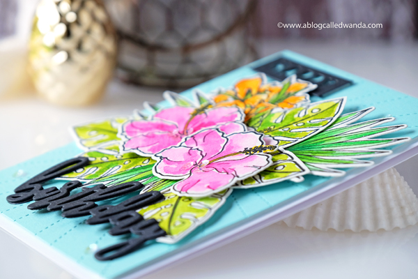 Tropical birthday card