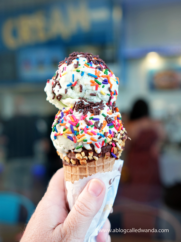 Cream Sacramento! Ice Cream cone photo