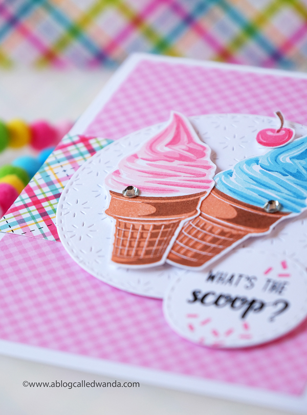 Sunny Studio Stamps Ice Cream cones