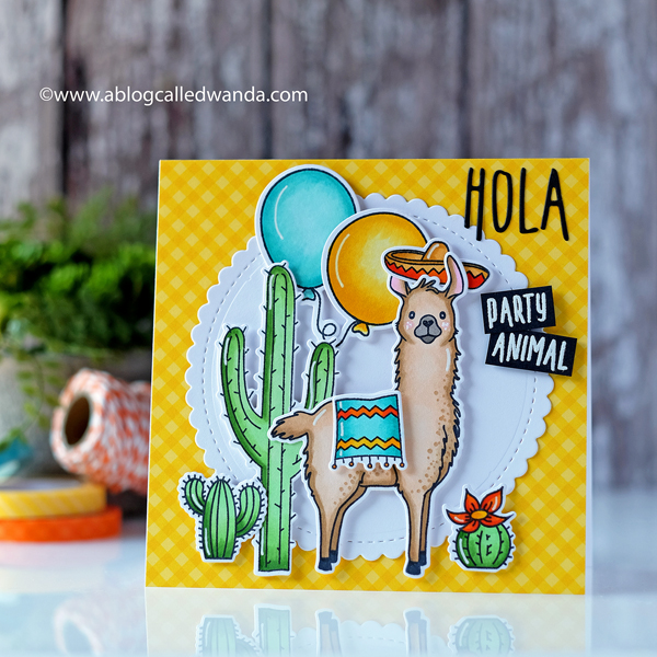 Honey Bee Stamps No Probllama stamps and dies