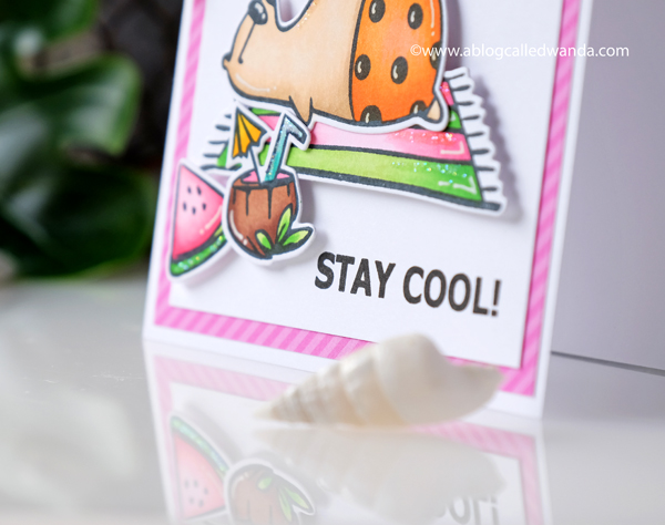 Summer Card stamps and dies
