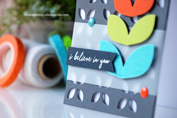 Reverse Confetti Mod Floral Stack