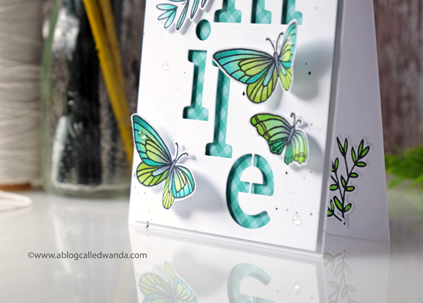 Handmade card with stamps and dies from Pinkfresh Studio Handmade card with stamps and dies from Pinkfresh Studio