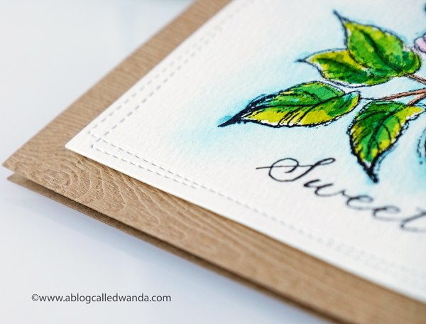watercolor card