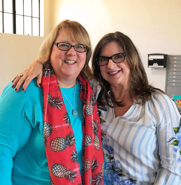 Wanda Guess and Kathy Racoosin