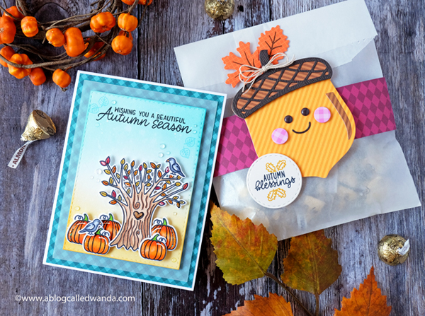 9 WPlus9 Tropical florals stamps and dies
