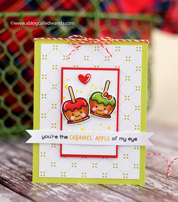 Lawn Fawn Caramel Apple stamps and dies