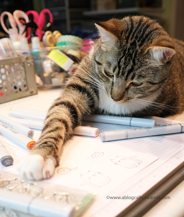 A BLOG CALLED WANDA. 30 DAY COLORING CHALLENGE DAY 1