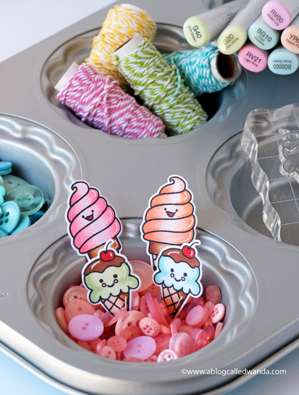 summer card ideas. stamping and die cutting