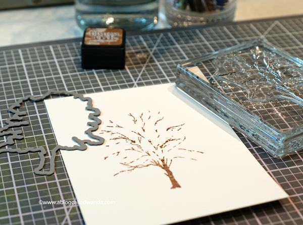 Betsy Veldman The Greetery stamps and dies. Fir and Foliage. Hand in Hand. A Blog Called Wanda watercolor technique