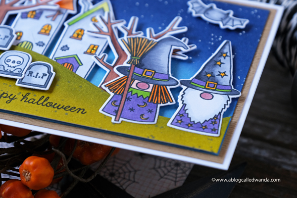Reverse Confetti Halloween Gnomes stamps and dies