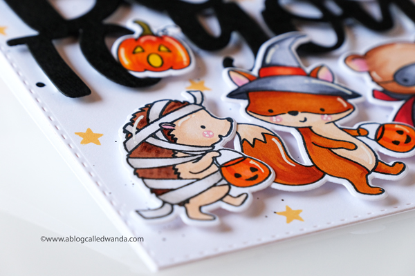 Halloween card ideas. Handmade with stamps and dies and copic markers