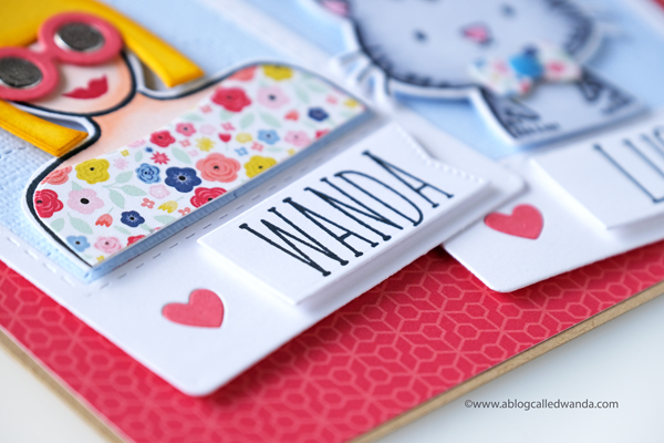 Lawn Fawn Violet's ABC stamp set