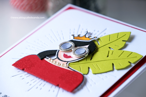 Waffle Flower stamps and dies. Go Girl and Greenery