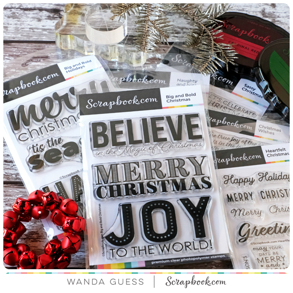 Scrapbook.com Christmas stamps giveaway