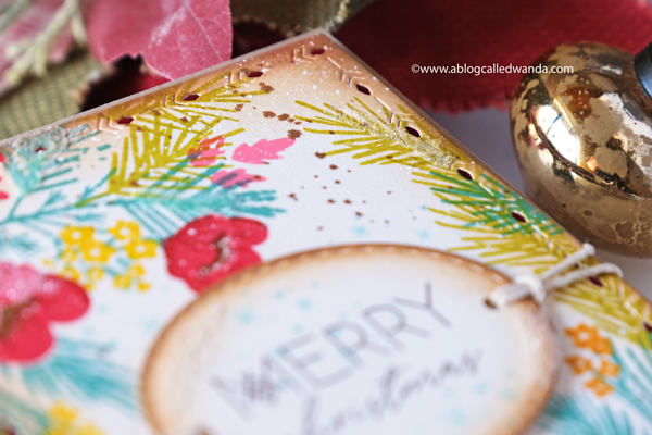 The Greetery Nordic Frames Dies. Wanda Guess Christmas card