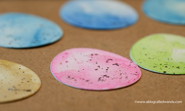 water color Easter Eggs