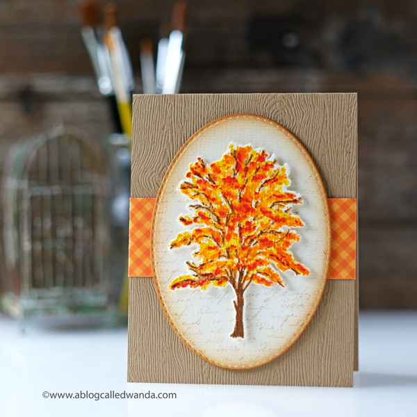 Betsy Veldman The Greetery stamps and dies. Fir and Foliage. Hand in Hand. A Blog Called Wanda watercolor technique