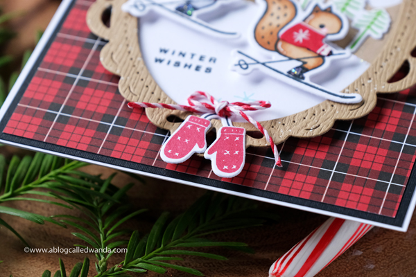 Pinkfresh Studio new release blog hop. Essentials. Winter and Christmas cards. Wanda Guess. Skiing By, Skating By stamp sets