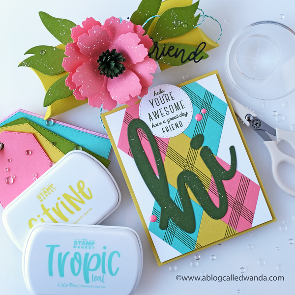 The Stamp Market Color Crush Collection. New stamps and dies. Wanda Guess