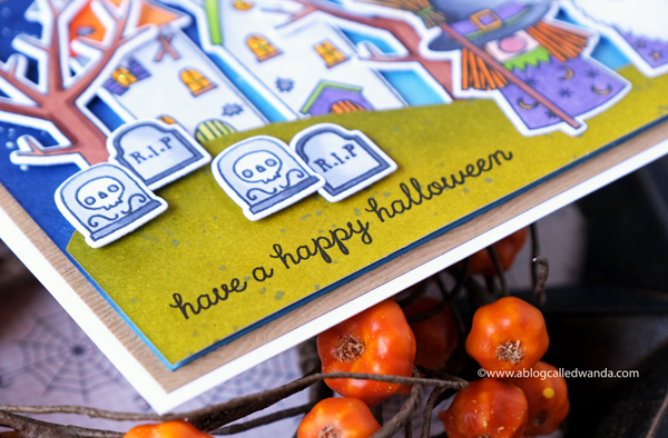 Distress Ink Blending Halloween Card