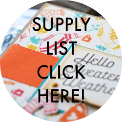 Supply list Supply list