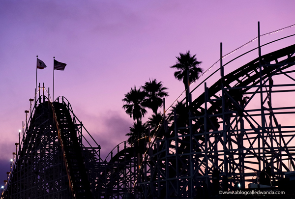 Santa Cruz Big Dipper Beach Boardwalk