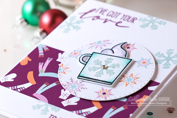 Catherine Pooler Retro Winter Collection. 2019 coffee and christmas cards. Wanda Guess Guest Designer. Chilly stamp set Catherine Pooler Retro Winter Collection. 2019 coffee and christmas cards. Wanda Guess Guest Designer. Chilly stamp set