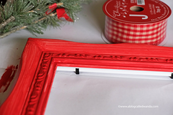 how to paint a frame