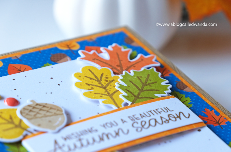 Fall and Autumn card ideas. Fall leaves stamps and dies