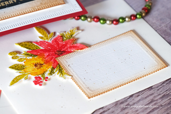 The Greetery With Love at Christmas. Watercolor Poinsettia Christmas card. Wanda Guess. Winter release 2019 The Greetery With Love at Christmas. Watercolor Poinsettia Christmas card. Wanda Guess. Winter release 2019