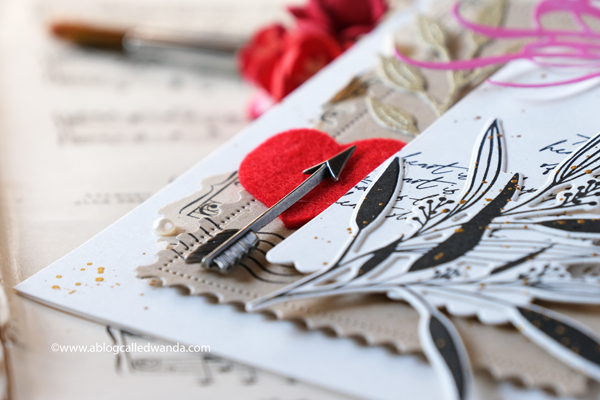 The Greetery Love Letters Collection. New release January 2020. Valentines cards mixed media stamping and die cutting. Wanda Guess