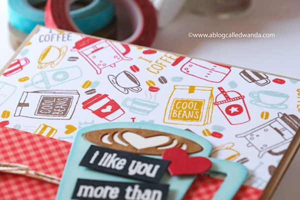 Coffee card. Wanda Guess guest designer Concord & 9th Coffee card. Wanda Guess guest designer Concord & 9th