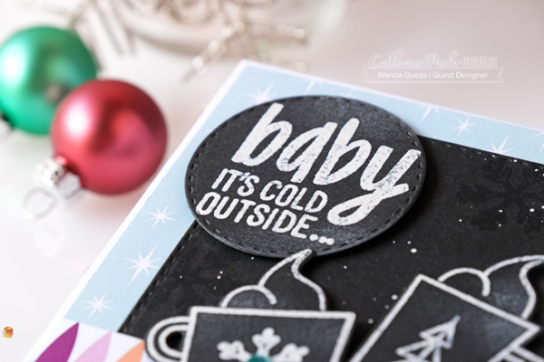 Catherine Pooler Retro Winter Collection. 2019 coffee and christmas cards. Wanda Guess Guest Designer. Chilly stamp set Catherine Pooler Retro Winter Collection. 2019 coffee and christmas cards. Wanda Guess Guest Designer. Chilly stamp set