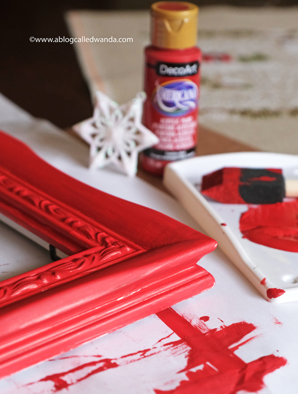 deco art paint frame