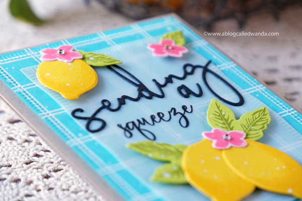 The Greetery Lemon Blossom stamps and dies